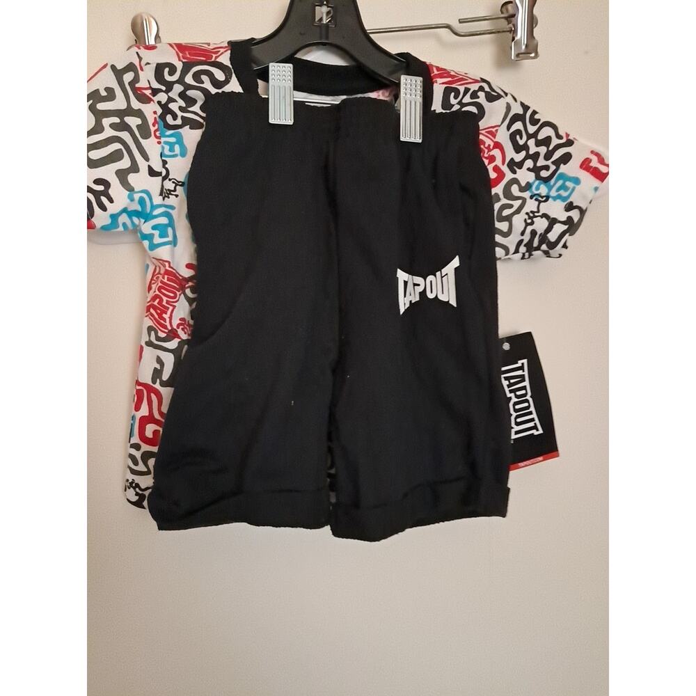 Tap Out Baby Size 18 Months Short Set Boys